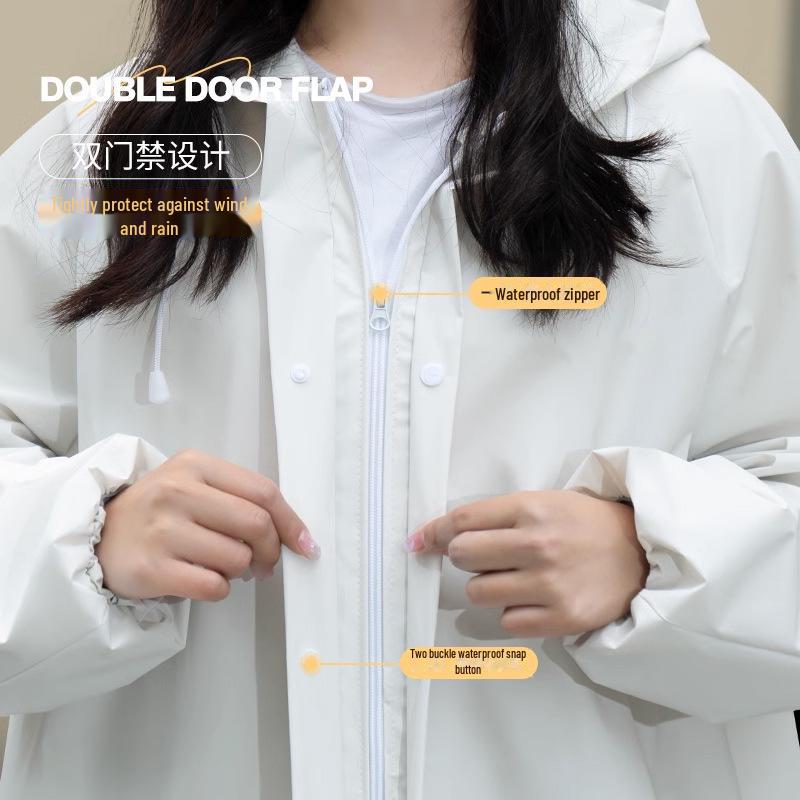 Impermeable largo de cuerpo entero para coche eléctrico de mujer 2024