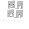 1/4Pcs Hinge Jig Door Hinge Installation Tool Speed Up Positioning Quick Fixing Locator Positioner Cabinets Accurate Alignment