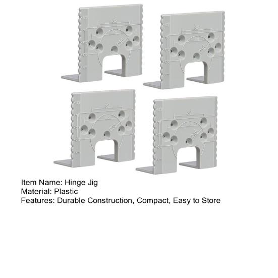 1/4Pcs Hinge Jig Door Hinge Installation Tool Speed Up Positioning Quick Fixing Locator Positioner Cabinets Accurate Alignment