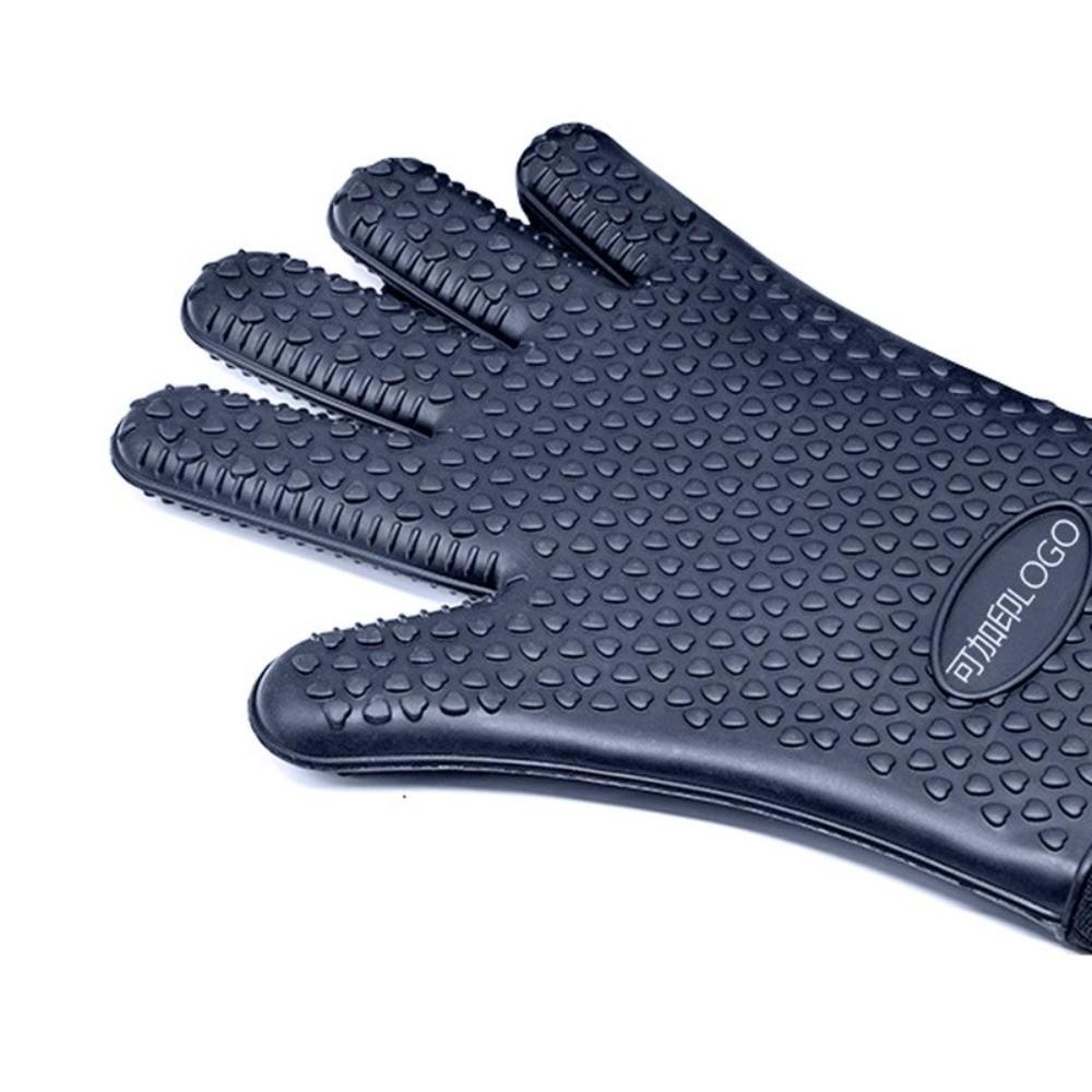 Extra Long Oven Mitts Heat Resistant Grill Gloves Professional Baking Gloves  Baking