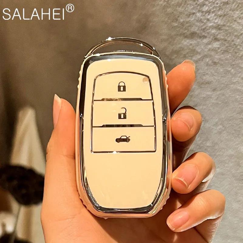 

Car Key Case For Toyota Corolla Camry RAV4 Highlander Avalon C-HR Allion Crown Kluger Wildlander Auris Land Cruiser 200 Prado