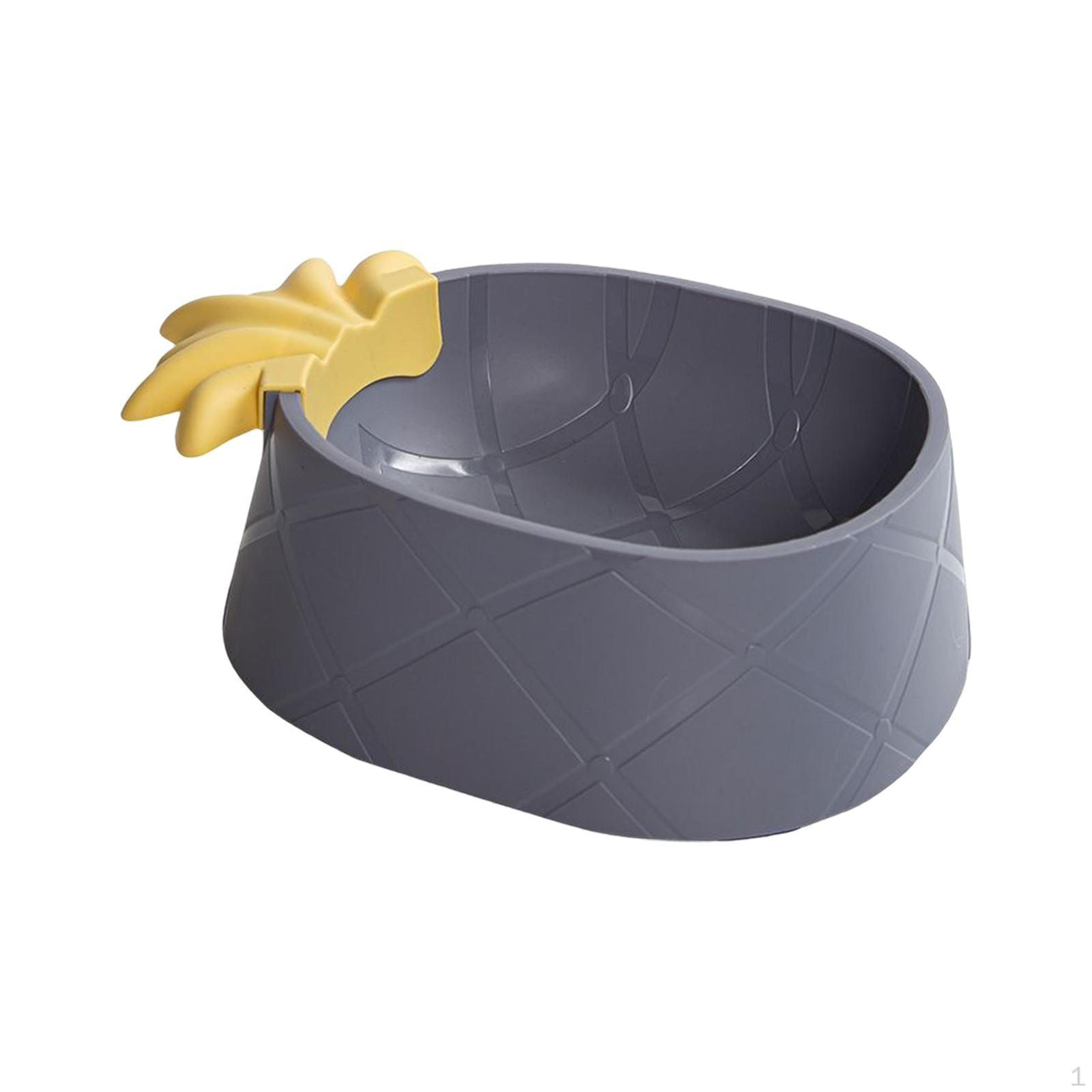 

Cat Bowl Feeder Multifunctional Lightweight Practical Durable Storage Container Feeding Food сірий колір