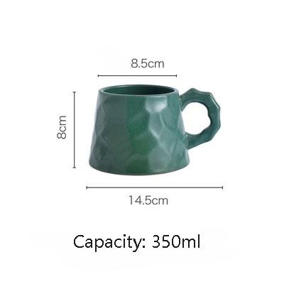 Japanese Retro Style Ceramic Water Cup With Handle Creative Personality Coffee Cup High Quality Green Tea Matcha Tea Mug