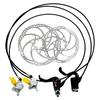 Magura MT8 Pro Carbon Post Mount Hydraulic Disc Brake Set W/180&203mm Rotor(F+R), MG2846