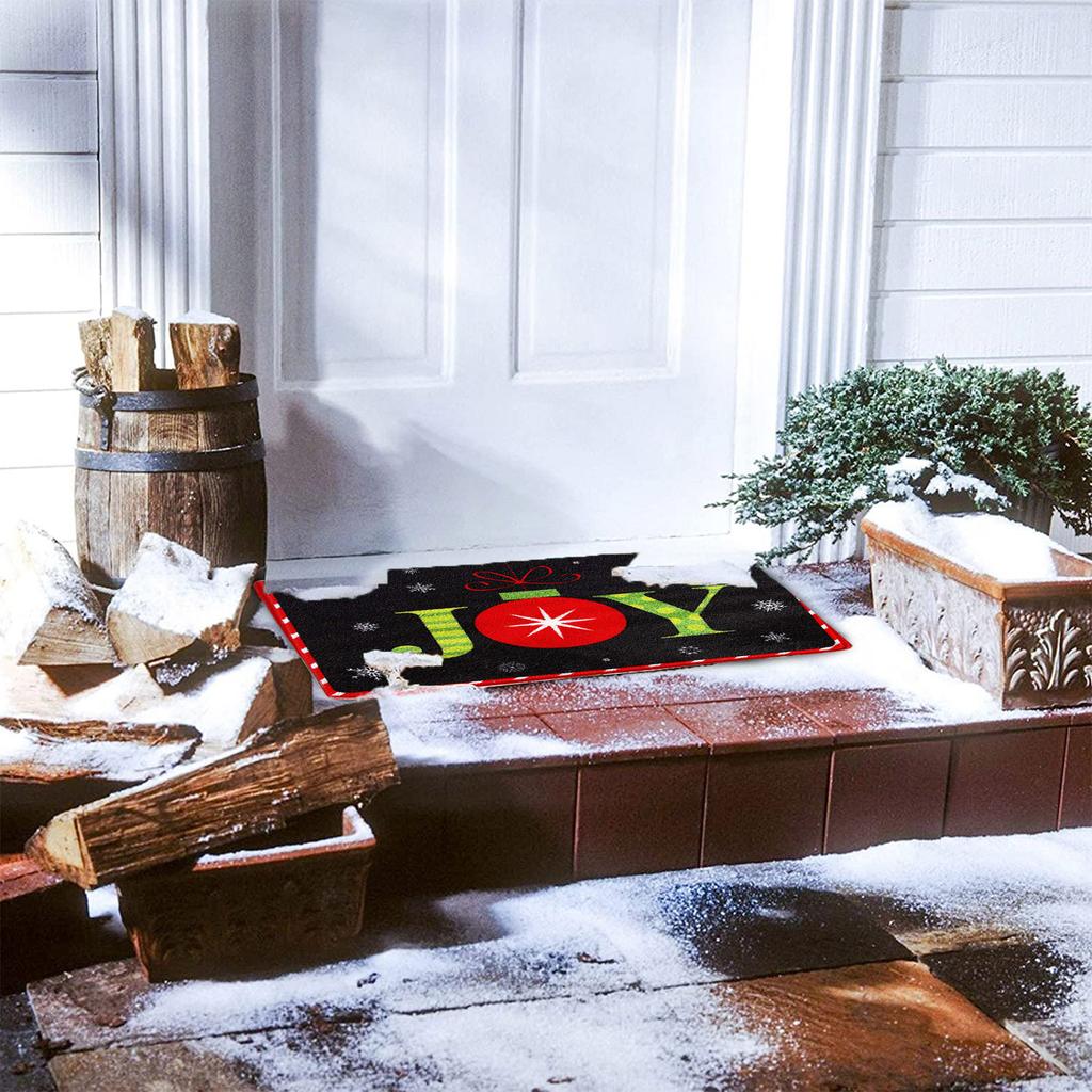 Christmas Festival Decoration Front Door Carpet Indoor Outdoor - Mat