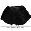 Faux Fur Wedding Faux Fur Shawl Bride Shoulder Fake Collar Rabbit Fur Scarves Plush Shawl  Wedding