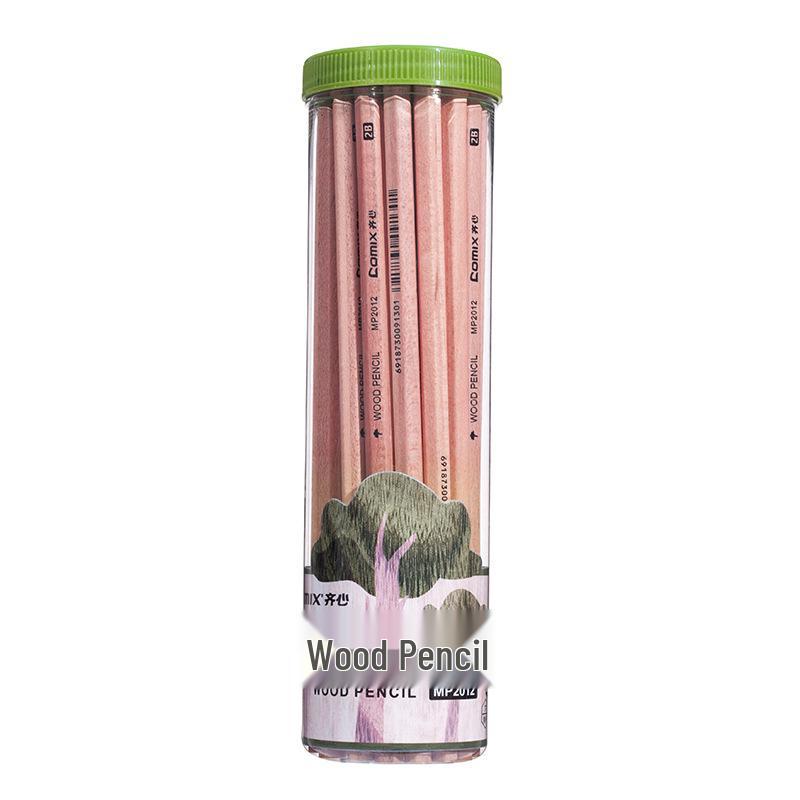 Qixin MP2012 2B Natural Wood Pencils - 30 Pack 2B чёрный