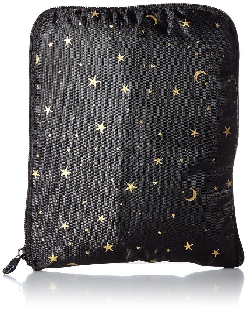 Hapitas Foldable Available In a Variety of Starry Black Multi-Purpose Bag, Carry-On, Patterns, 22L, 35cm, 0.62kg,