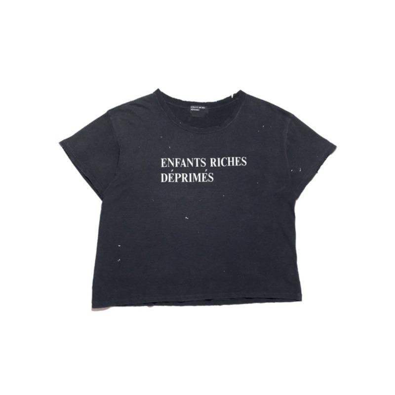 Letter printing retro portrait American tide brand loose men's and women's casual short-sleeved T-shirt tide