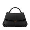Borsa da Donna Pieghettata in Pelle di Primo Strato Borsa Sorridente Design di Marca Trendy Stile Francese Nuova