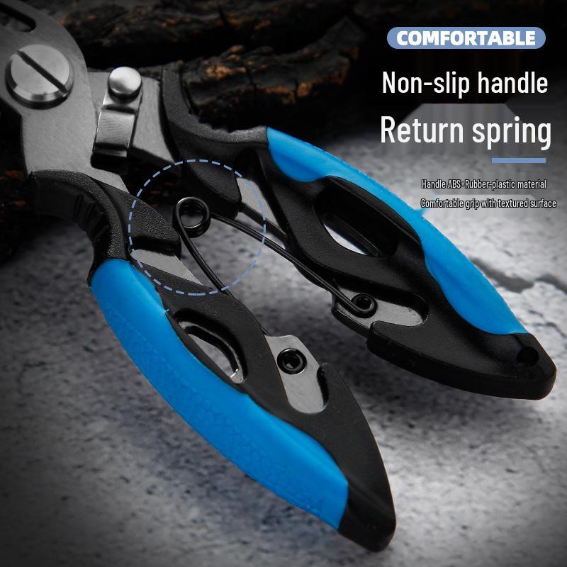 Compact Stainless Steel Multi-functional Fishing Pliers and Fish Gripper