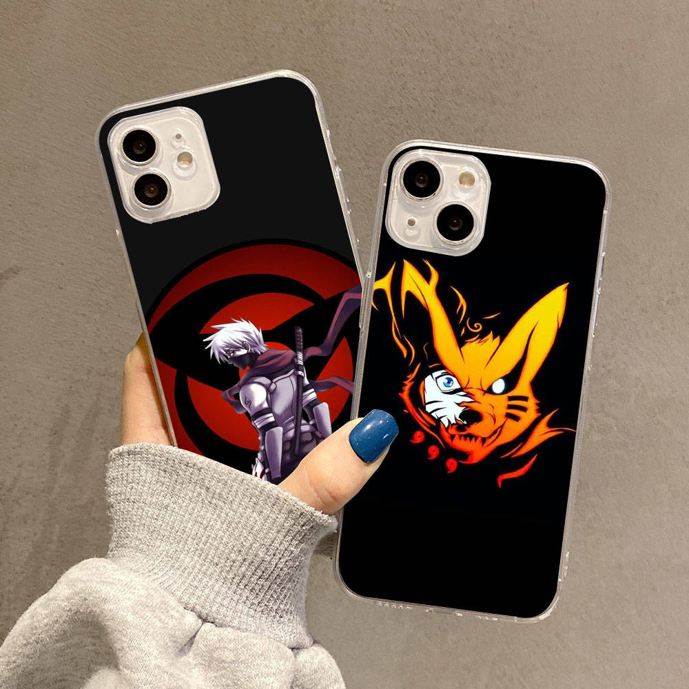 Case for Samsung A04 A14 A23 A34 A54 M23 M33 M52 M53 Realme 10 9 C30S C35 C55 VIVO Y02S Y21 Y51 X80 Pro Transparent Cover WI57 Naruto Anime