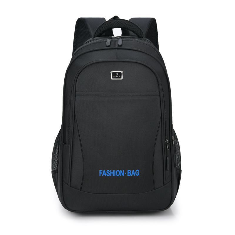 

New men s backpack waterproof sports backpack business computer bag college student schoolbag синій