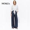 MO&Co. Drawstring Waist Wide-Leg Trousers