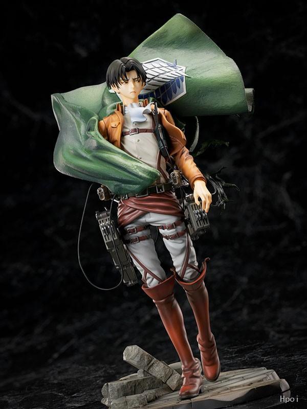 Attack On Titan Eren Yeager Anime Figure Shingeki no Kyojin Levi Ackerman Action Figure Figurine Model Doll Toys
