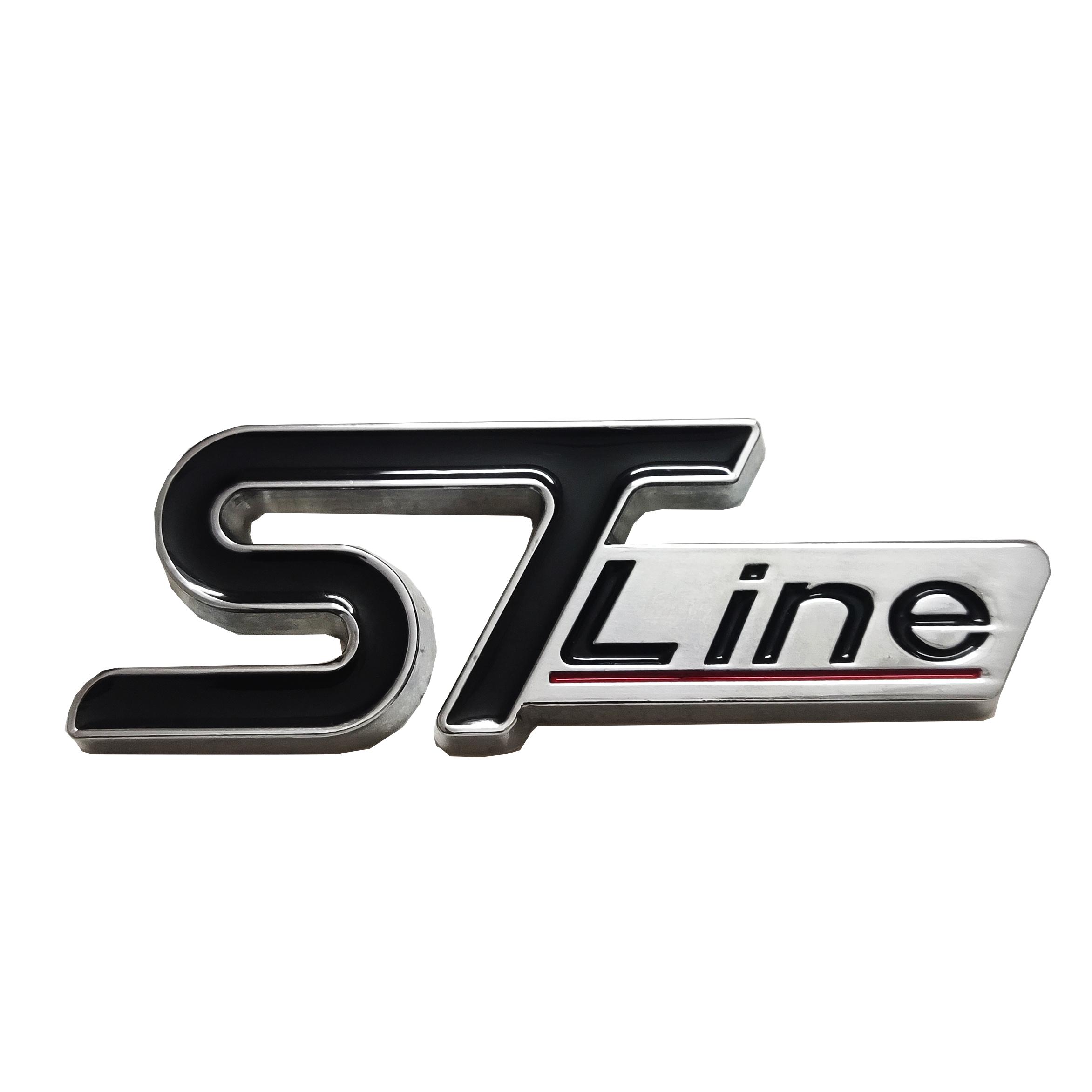 

ST LINE Logo Front Grill Emblem Badge Car Rear Trunk Sticker Decals Focus Kuga Fiesta Mondeo ESCAPE Ecoboost For FORD Style1