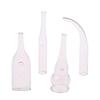 4Pcs/Set Blackhead Removal Glass Pipes Face Pore Cleanser Vacuum Extractor Tube