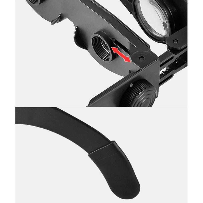 High-Definition Fishing Telescope Adjustable Vision Binoculars Telescope Portable Low-Light Telescope Bird Watching Glasses