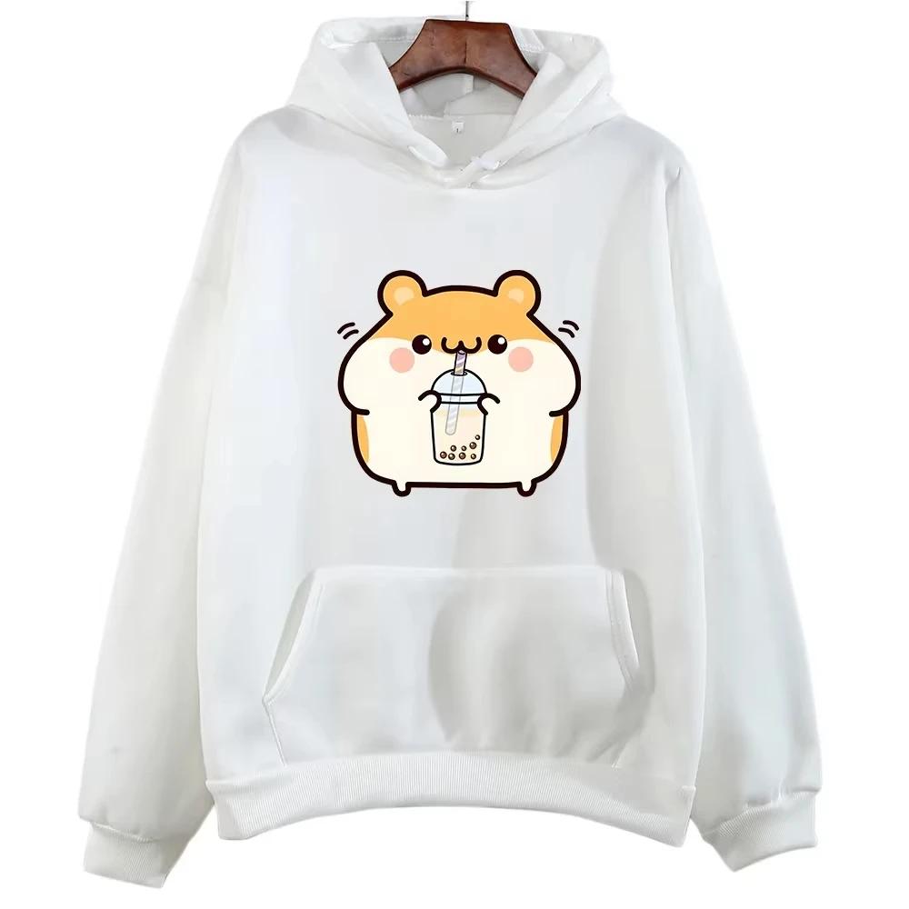 2025 Chainsaw Anime Women Hoodies Sweatshirt Harajuku Female Autumn and Winter Pullover Casual Streetwear Clothes Tops Leisure F