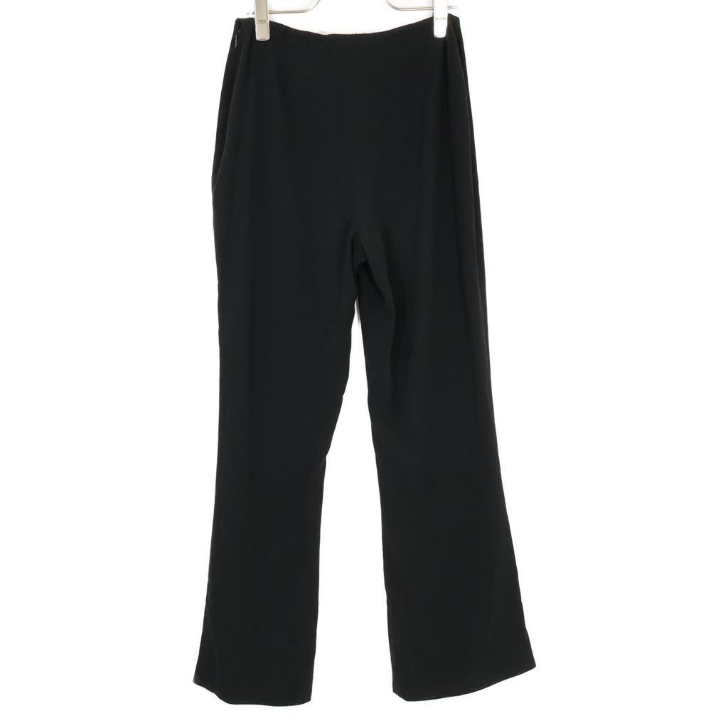 Chanel 00 P16623V06371 Black CC Logos Straight Pants Bottoms 38 blackUsed