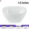 Jingzhou 4.5-inch Melamine Square Soup Bowls (10-Pack)