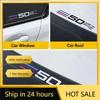BBYX8 2025 Hots E60 1X Car Triangle Window Decoration 50 Anniversary sticker For BMW 50th E46 E39 E38 E90 E60 E36 F30 F20 X1 X3 X5 M2