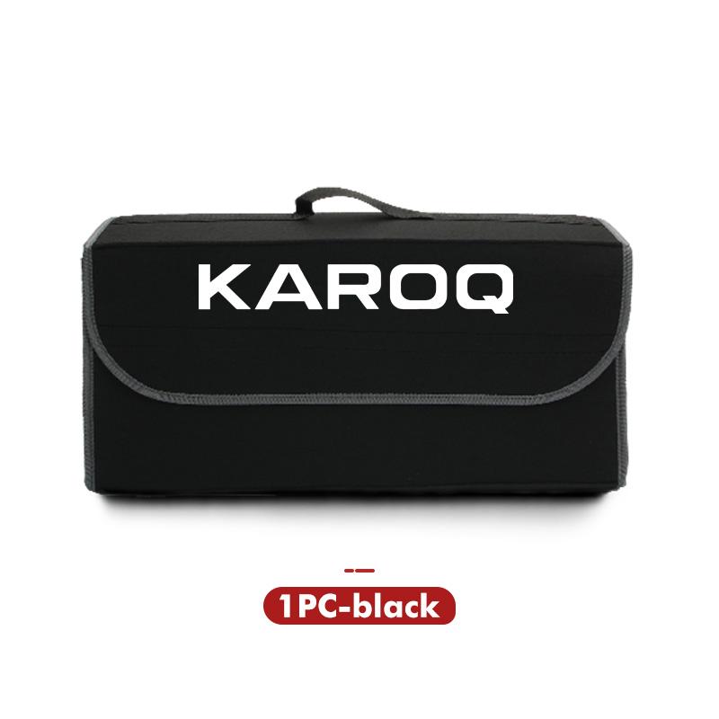 For Skoda Car Logo Trunk Storage Box Large Capacity Tool Organiser Bag Accessories S Kodiaq Octavia 2 3 Yeti Karoq Rapid Fabia