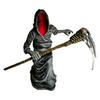 Sensenmann mit Sense Statue Gotische Umhang Stehender Sensenmann mit Sense Figur für Halloween Heim Büro Schreibtisch Deko