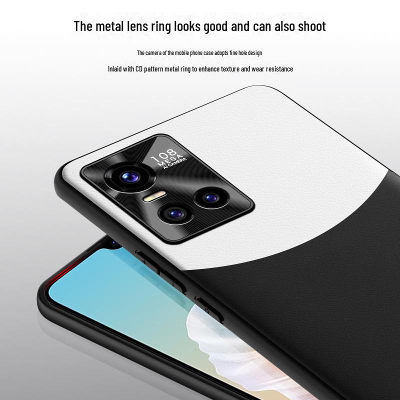 Anti-fall, Anti-fouling Liquid Leather Phone Case for Vivo S10, One-piece Protective Cover Available.