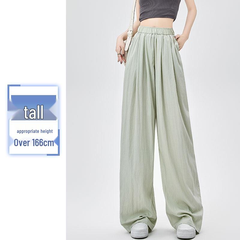 Women's High-Waisted Loose Linen Wide-Leg Summer Pants