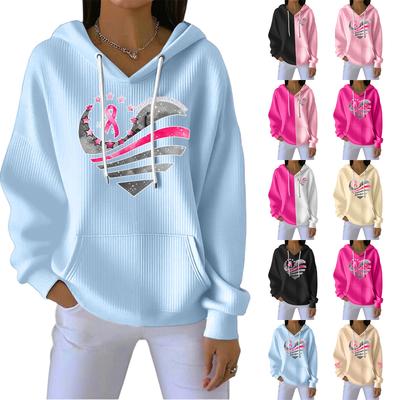 Women's Fashion CasualAngel Printed Pullover Sports Long Sleeve Sweatshirt