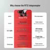 8MOMAN MT12 Teleprompter: Large-Screen Script Reader for Mobile Phones, DSLRs, and Tablets