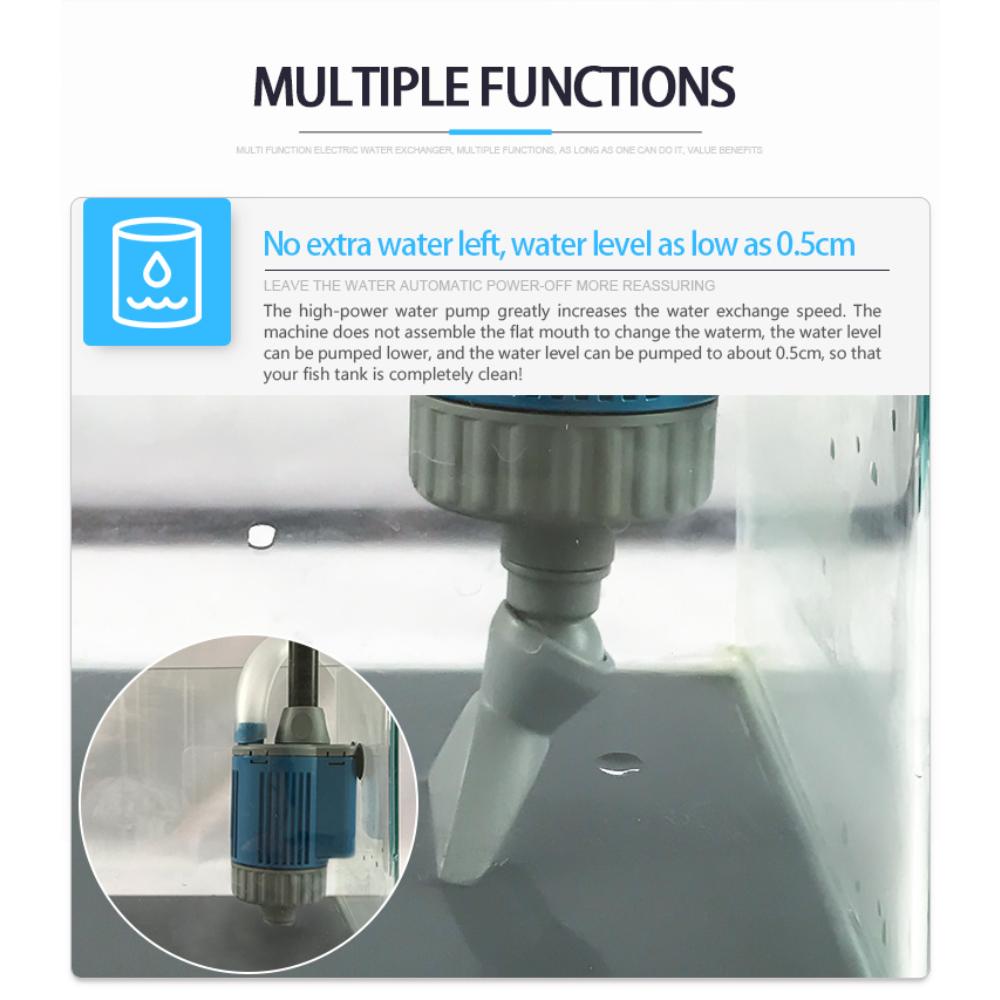 Электрический насос для замены воды в аквариуме — фото 10
