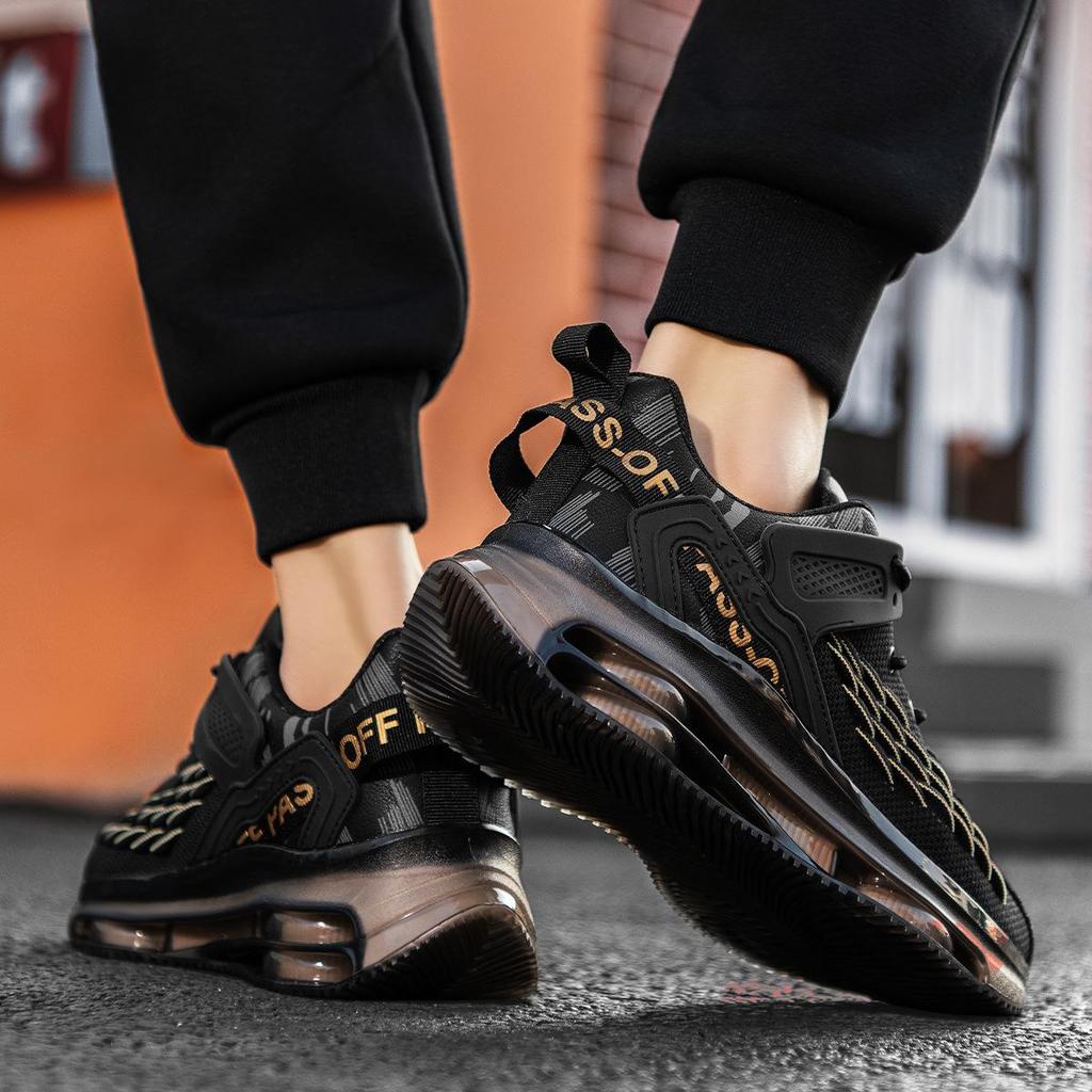 High-Top Men's Running Shoes - Youth and Casual Dad Sneakers for Spring