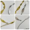 Stylish Antique Silver Tone Leaf Pattern Belt Chain Portable Fashion Accessory for Casual Outfits and Festival Wear