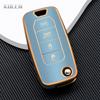 New Tpu Folding Key Cover Shell Case For Jeep Renegade Compass     4 Buttons Protected Flip Key Fob Accessories