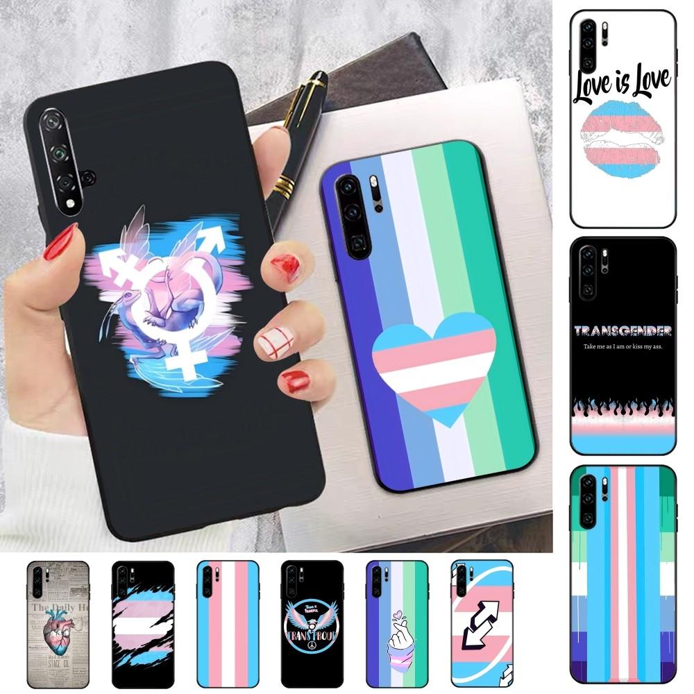 T-Transgender Love Phone Case For Huawei P 8 9 10 20 30 40 50 Pro Lite Psmart Honor 10 Lite 70 Mate 20lite