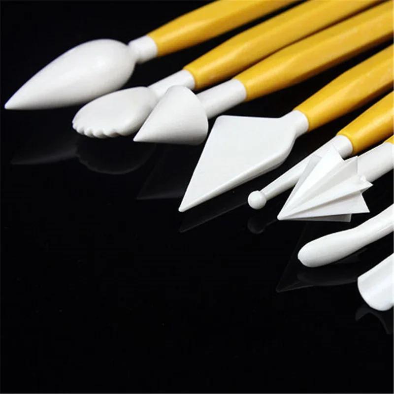 8pcs/Lot 16 Cake Decorating Patterns Fondant Flower Sugar Craft Modelling Tools Clay Fondant Cake Decorating Tool