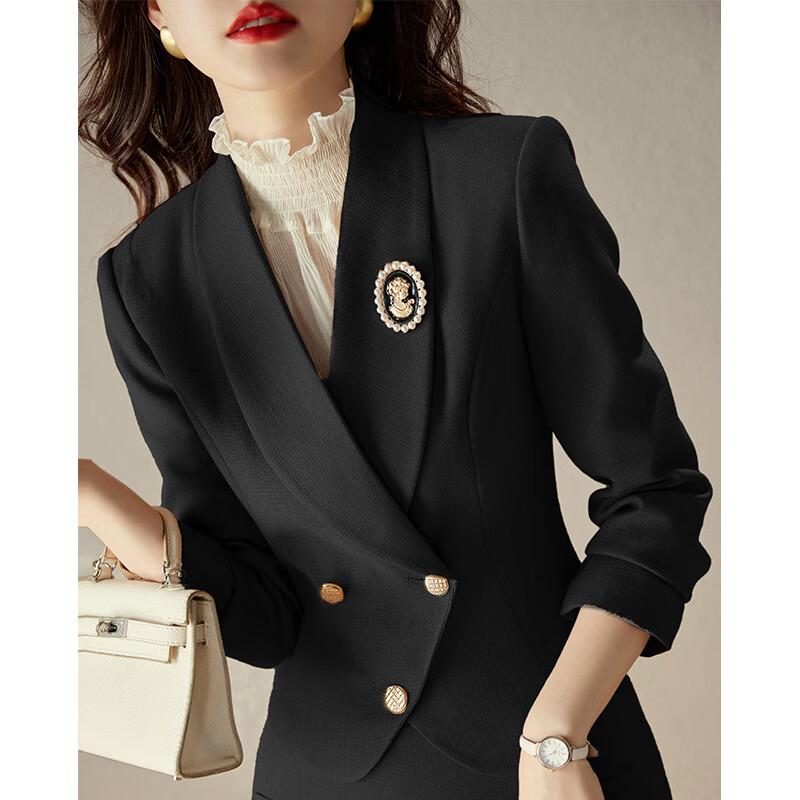 Women's Elegant Short Suit and Skirt Set