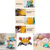 Interactive Electric Music Crab Toy With Obstacle Avoidance And Lights