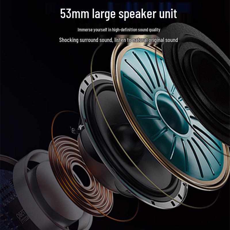 Cross-Border New Over-Ear Bluetooth Gaming Headset: Comfortable, Clear Sound, Three Wireless Modes.