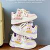 Children's Ultra-light Soft-soled Shoes Student Version Sports Shoes All-match White Shoes