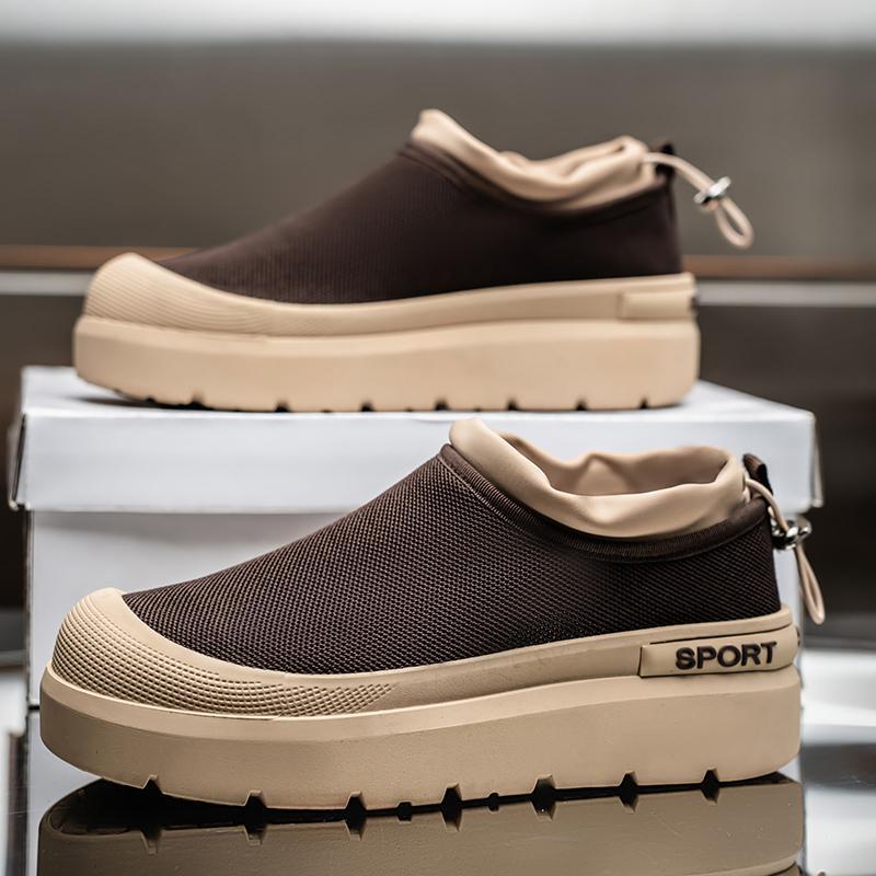 Fashion Summer Men's Sports Fashion Trend Casual Shoes Fly Weave Mesh Breathable Comfortable Lightweight Outdoor Hiking Chunky sneakers