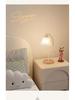 Nordic Cream Bedside Desk Lamp - Girlish Heart Style Lighting for Bedroom Atmosphere