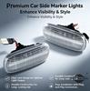 For Honda for Civic Prelude CRX Acura Fit Del Sequential Turn Signal Indicator Lamps New LED Dynamic Side Marker Signals Lights