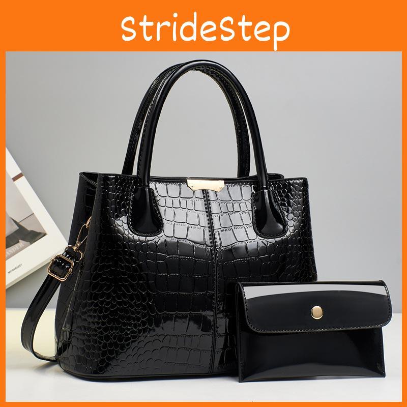 Crocodile Versatile Print Single Shoulder Handbag Featuring Chic Style And Ample Storage Space