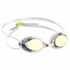 Madwave Plastic Swimming Goggles with Mirror Coating Streamline Rainbow