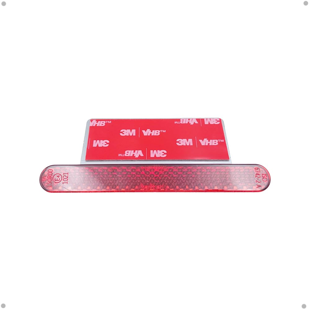 

BAR AUTOTECH Bike Reflector Stick-On Reflector 20 Degree License Plate 20 degrees