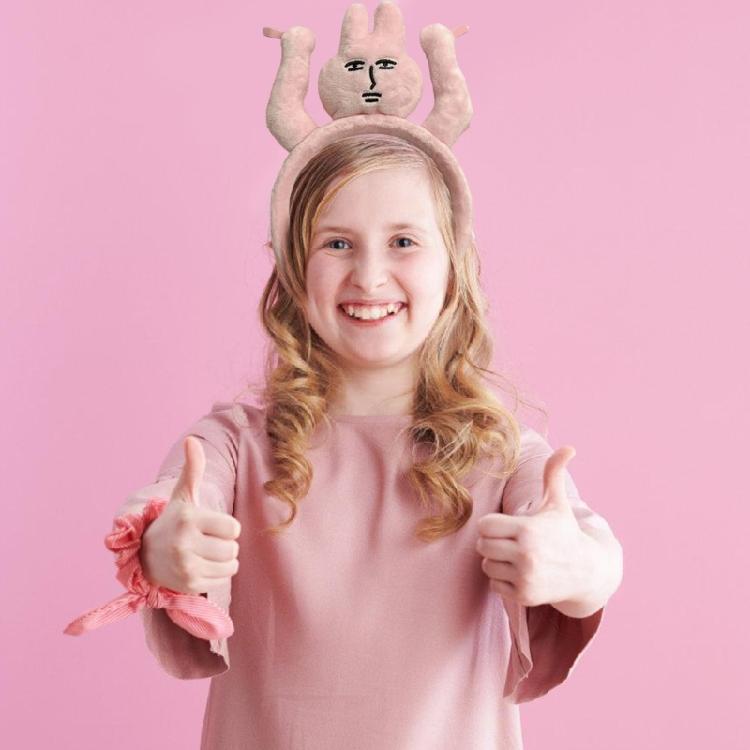 Bangs Clip Creative Hairband Funny Headband for Face Washing Makeup