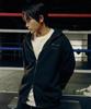 Waydn [Ali] The Greatest Oversized Zip-Up Hoodie Black
